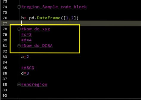 how to comment out multiple lines in pycharm.